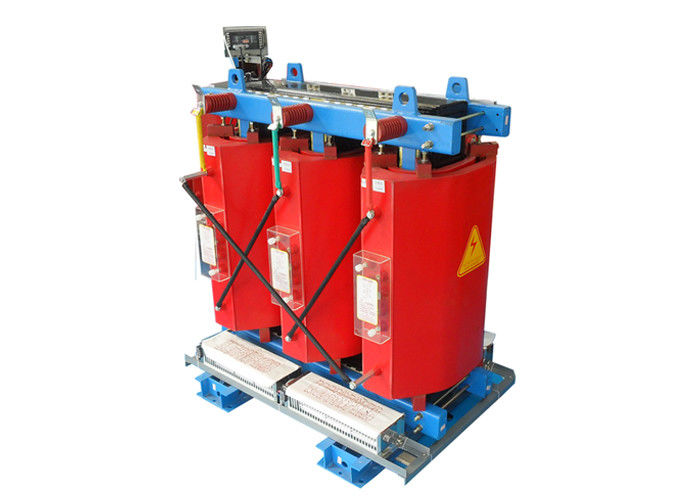 China Tipo seco transformador da resina do caso da distribuição de poder da cor vermelha do transformador fábrica